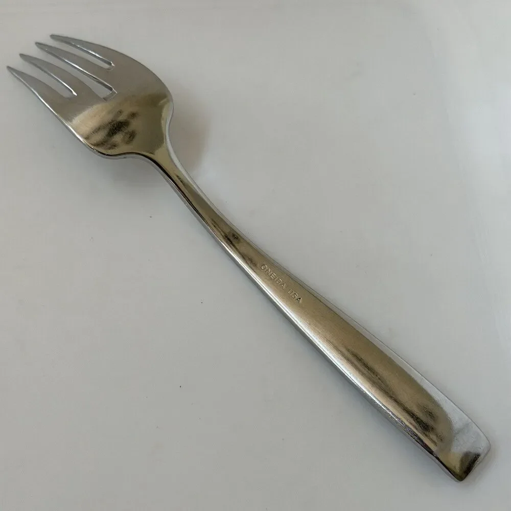 5pc Oneida USA Forte Heirloom Place Setting Stainless Forks Knife Spoons
